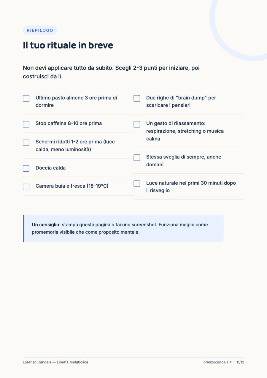 Pag. 11 · La checklist, dalla guida